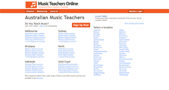 Desktop Screenshot of musicteacher.com.au